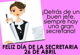 26 de abril, Día Nacional de la secretaria.