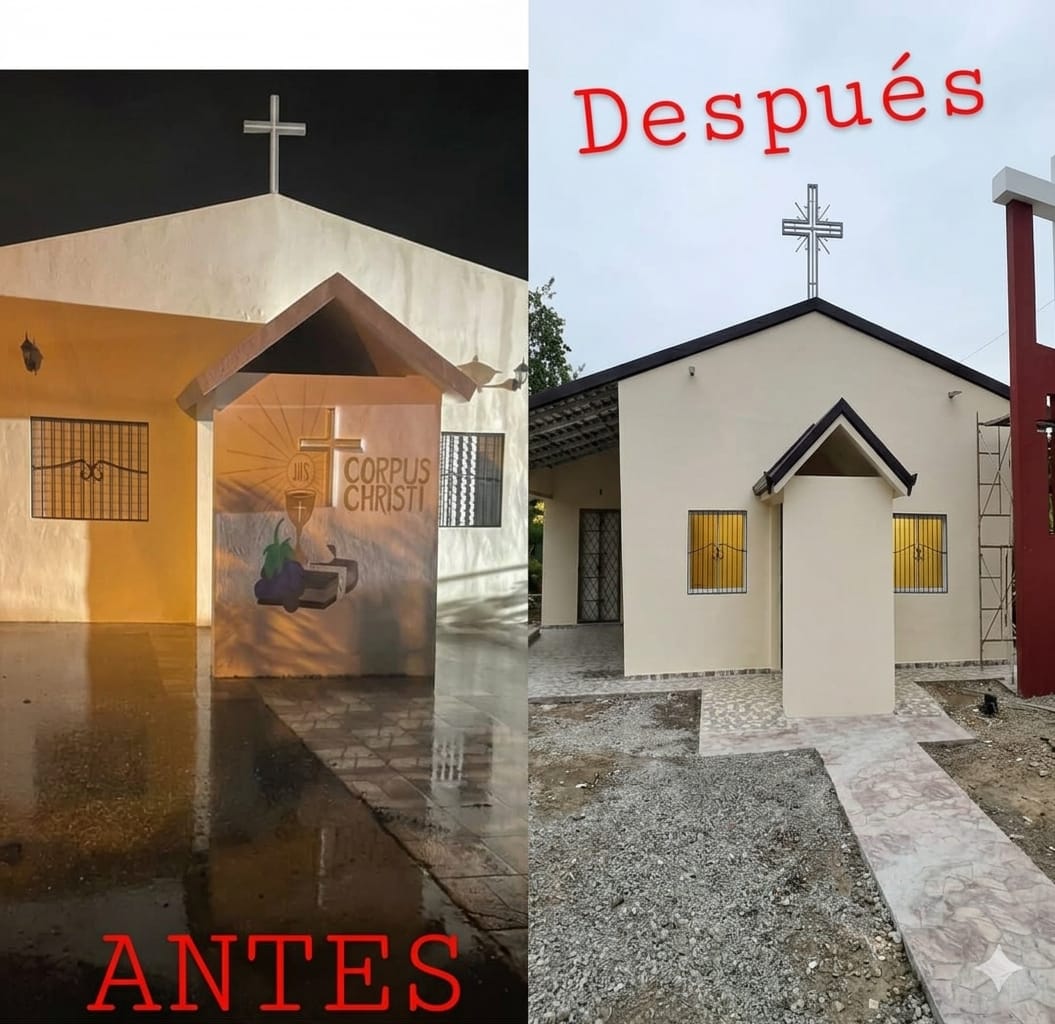 11 JUNIO, COMUNIDAD LOS CERCADILLOS ESTRENA IGLESIA REMOSADA EL JUEVES CORPUS