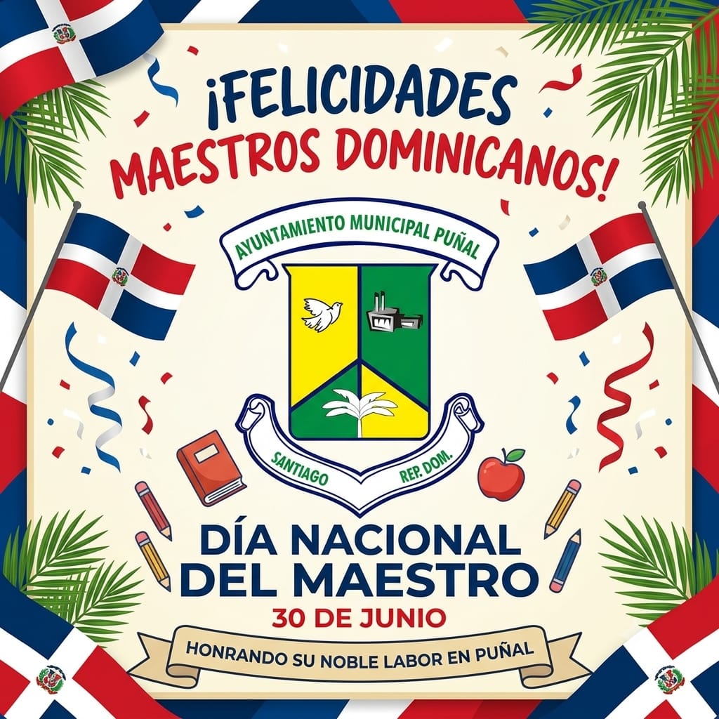 30 JUNIO, ALCALDE DE PUÑAL FELICITA A LOS MAESTROS EN SU DÍA